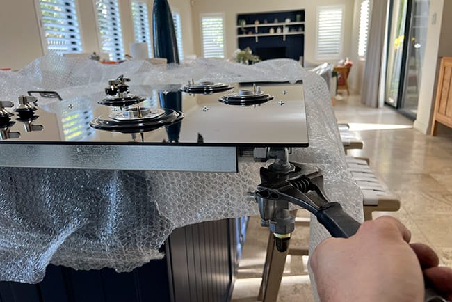 Gas appliance iinstalation