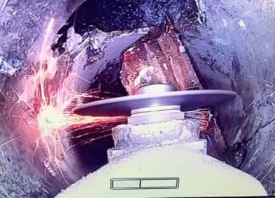 Robotic-drain-cutting